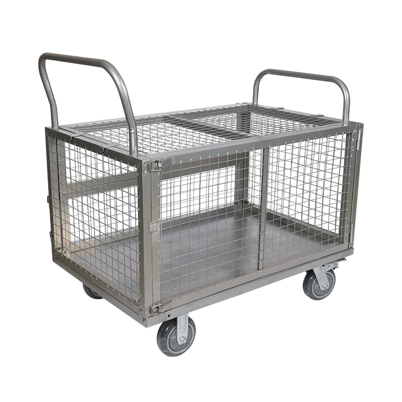 BT-Double Door Fence Stall Car dengan penutup