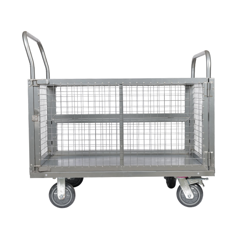 BT-Double Door Fence Stall Car dengan penutup