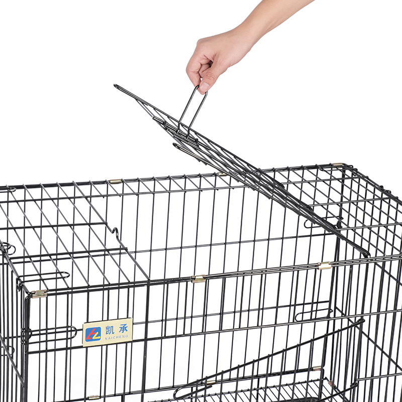 Peti anjing lipat logam untuk anak anjing