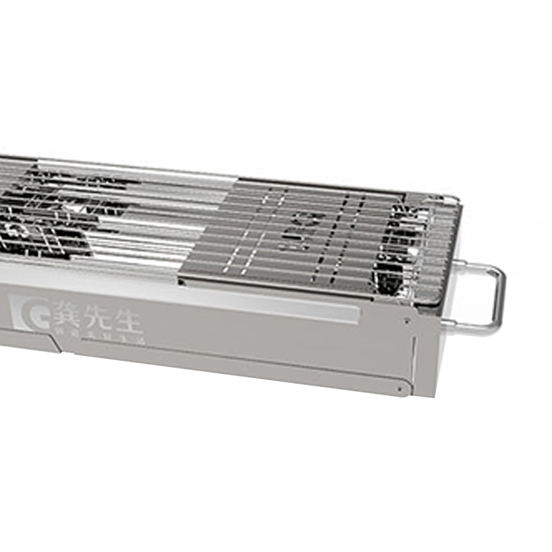 Piknik luar ruangan besar 304 panggangan barbekyu stainless steel