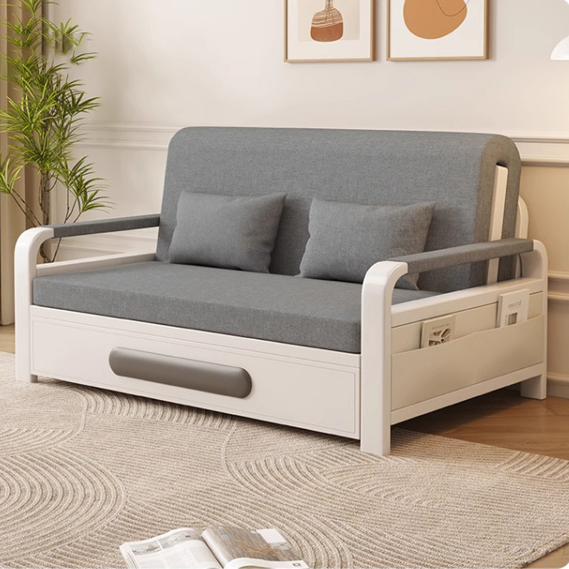 Tempat tidur sofa multi-guna lipat ganda