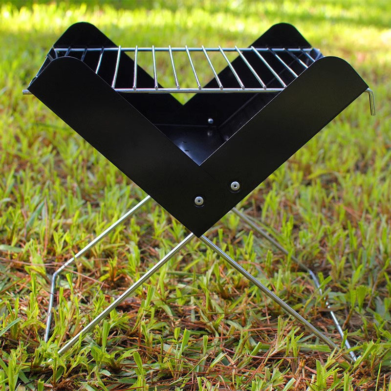Lipat Panggangan Barbekyu Kecil Luar Ruang