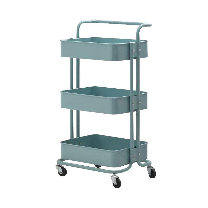 Rak Troli Seluler Pegangan Single Multi-Tier
