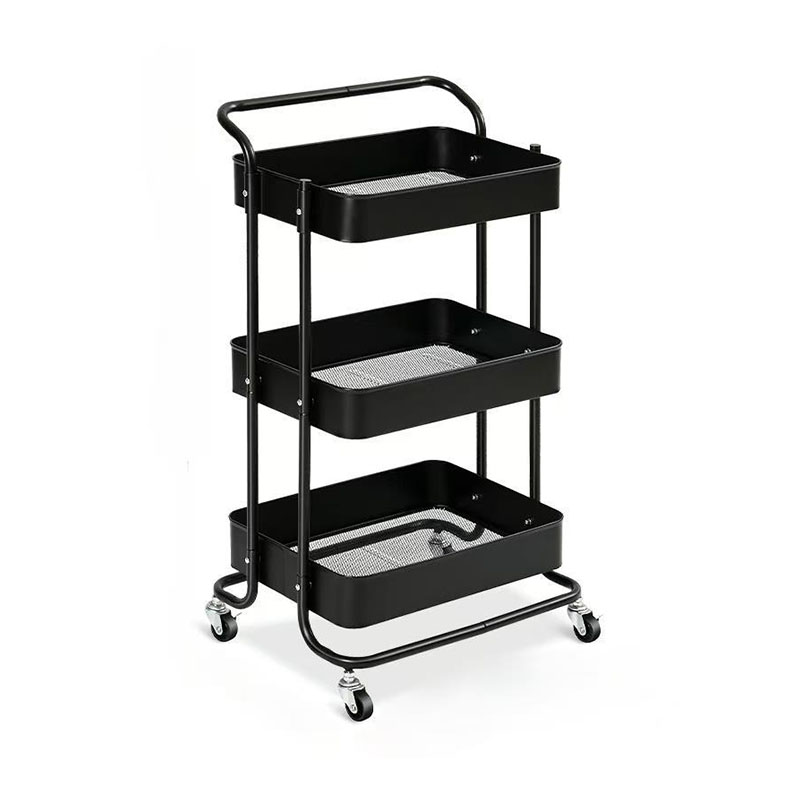 Rak Troli Seluler Pegangan Single Multi-Tier