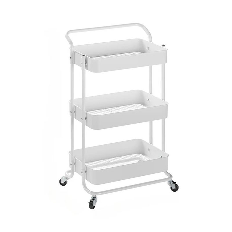 Rak Troli Seluler Pegangan Single Multi-Tier